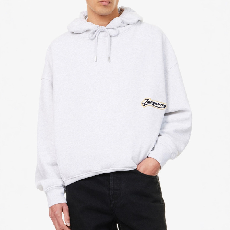 25 Early Autumn Jacquemus Long-Sleeved Sweatshirt Trendyy Men's American Casual Loose Hoodie for Men and Women