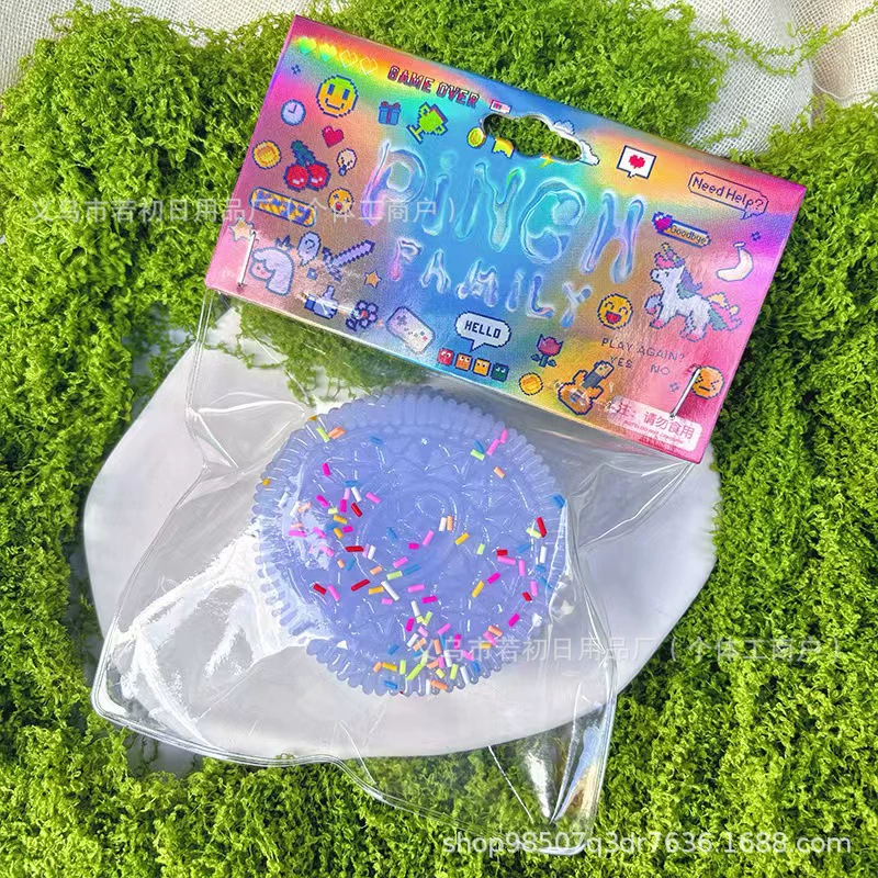 Реалистичная игрушка-слизь Oreo‑style Slime Toy, пищевые игры, анти‑стресс, несколько цветов и текстур