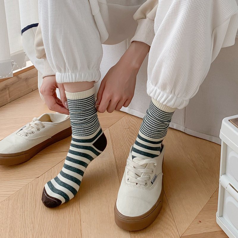 Jiaben Canvas Shoes for Women, Classic Street Style, Retro Cream Versatile Simple Sneakers