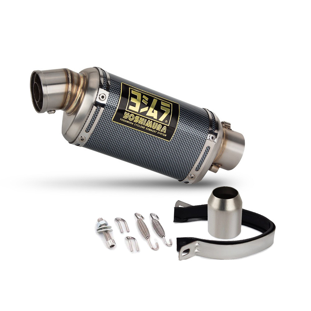 Motorcycle modified Yoshimura exhaust pipe tail throat stainless steel tail section R3/R2/R15/z400/Triumph/Kaiyue