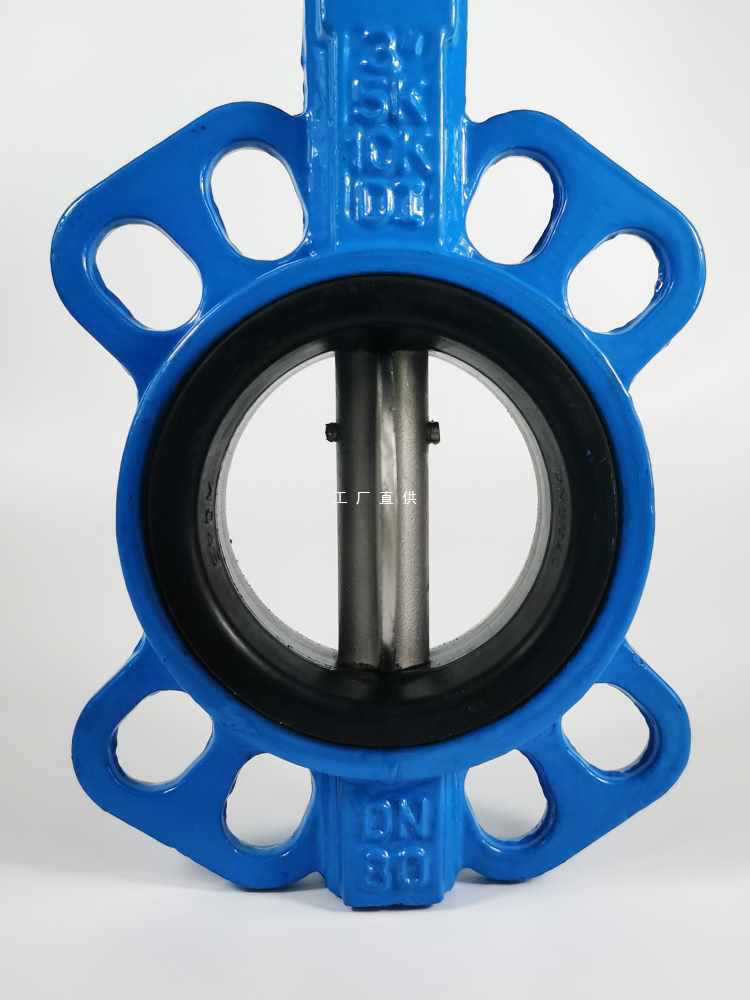 ✅D671X气动蝶阀 对夹式不锈钢阀门dn50 65 80 100 150 200 250 3