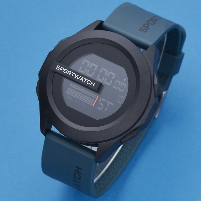 Reloj electrónico multifuncional de los hombres de la venta caliente reloj deportivo luminoso impermeable reloj de moda estudiante de secundaria