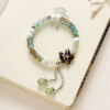 Jingdezhen ceramic jewelry shell fan shell bracelet simple forestic bracelet student female female low -cost live broadcast