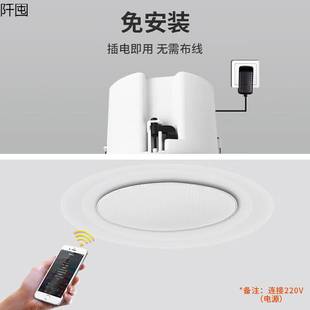 Zv5 Wireless Bluetooth Ceiling Speaker Home Living Room Ceiling Commercial Super Bar Restaurant Wholesale L