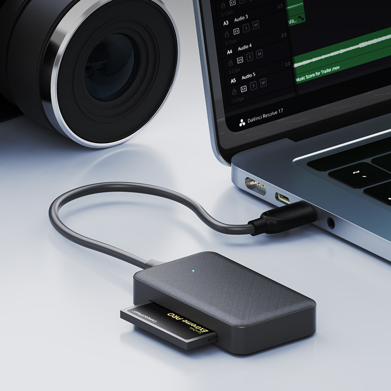 4 カード同期読み取り USB3.0 高速 SD/TF/MS/CF カードリーダーラップトップ多機能カードリーダー|undefined