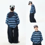 条纹新款后背儿童卫衣