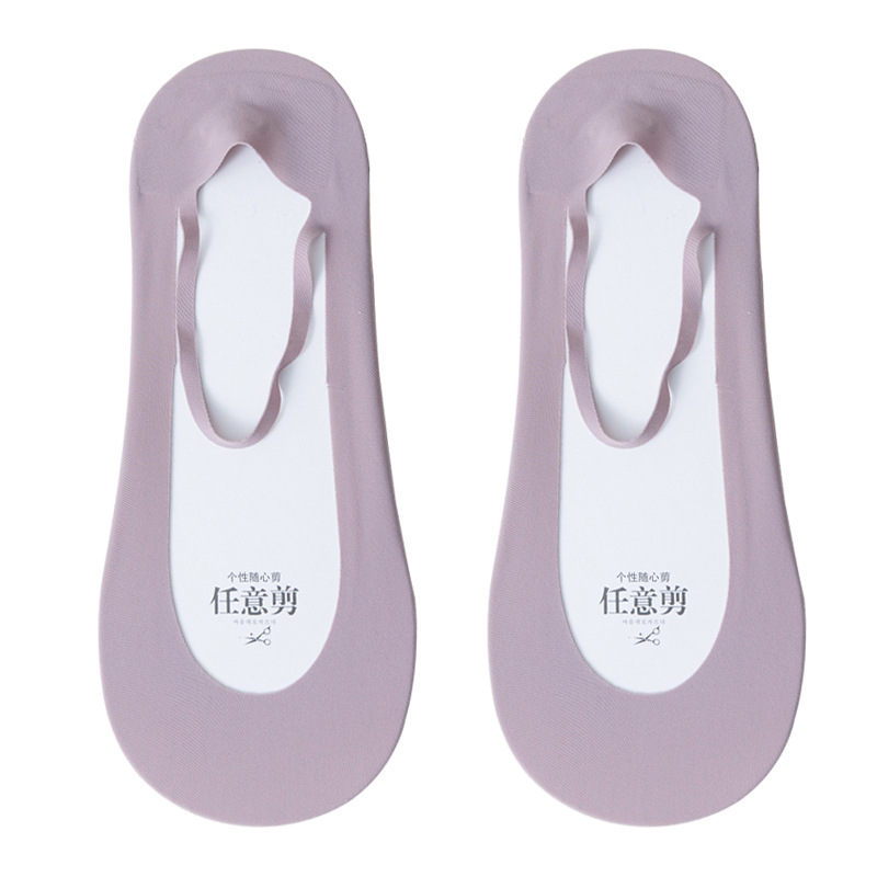 Calcetines de seda de hielo para niños de verano delgados no caen calcetines de barco absorción de sudor antiolor fondo de algodón calcetines superficiales Zhuhai al por mayor