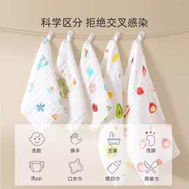 【新人到手0.01】纯棉毛巾婴幼儿方巾高密洗脸面巾新生儿口水巾