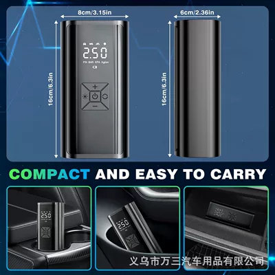 Pump Portable Wireless Inflator Hava nasosu