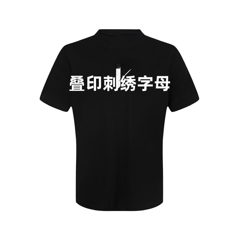 高品質Cブランドシリーズ ジェニー同型オーバープリント文字刺繍半袖男女同型カップル半袖Tシャツ|undefined