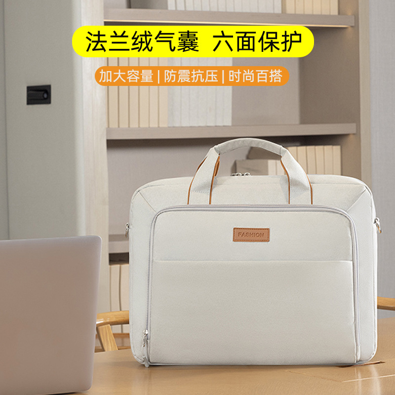 New 14 inch 15 inch laptop bag wholesale simple commuter computer handbag shoulder diagonal briefcase