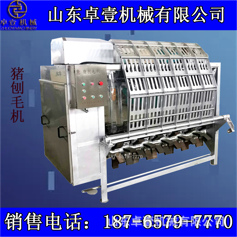 新型杀猪刨毛机迅速脱生猪脱毛设备不伤皮屠宰流水线不锈钢脱毛机