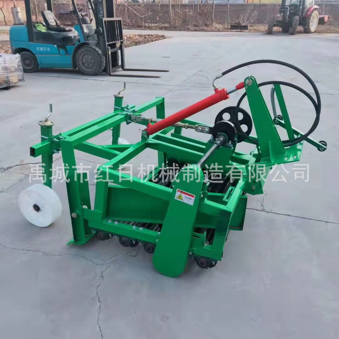 红日机械供应大蒜收获机 单缸拖拉机带前置大蒜收获机