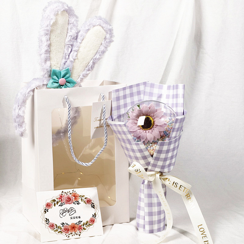 Sanba diosa Festival creativo estrella bola cielo estrellado ramo seco para niños y niñas, esposa y novias regalo de cumpleaños