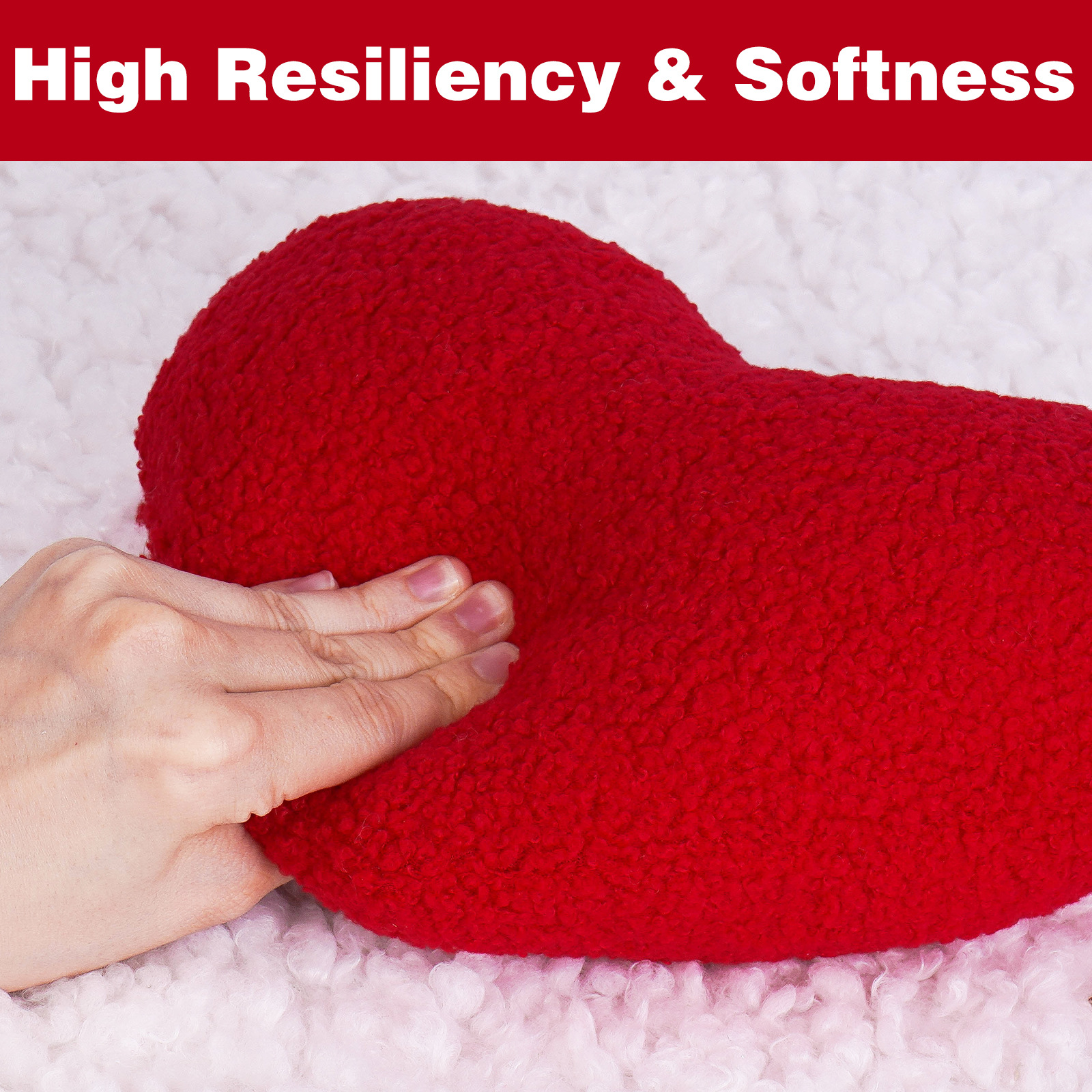 Día de San Valentín cross-border amor almohada creativa con núcleo amor almohada rosa sofá decoración cojín