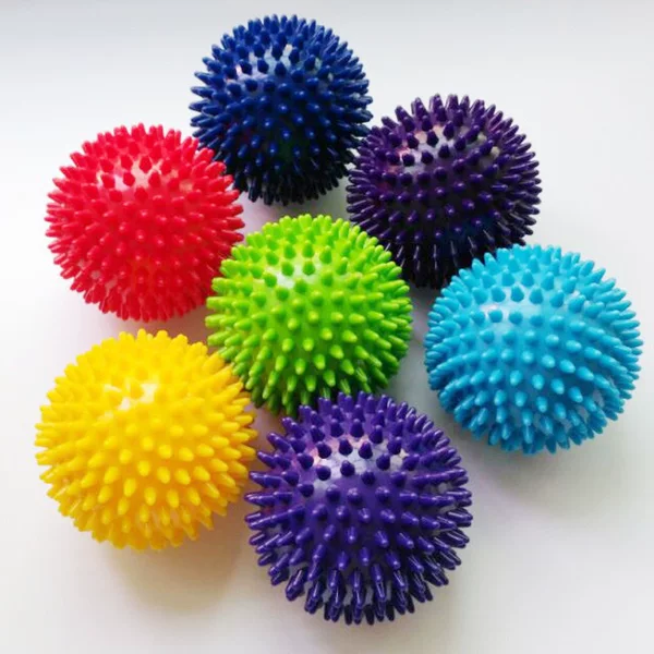 Manufacturer Pvc Thorn Ball Foot Massage Hedgehog Ball Fitness Grip Ball Muscle Relaxation Fascia Ball Acupoint Stimulation Massage