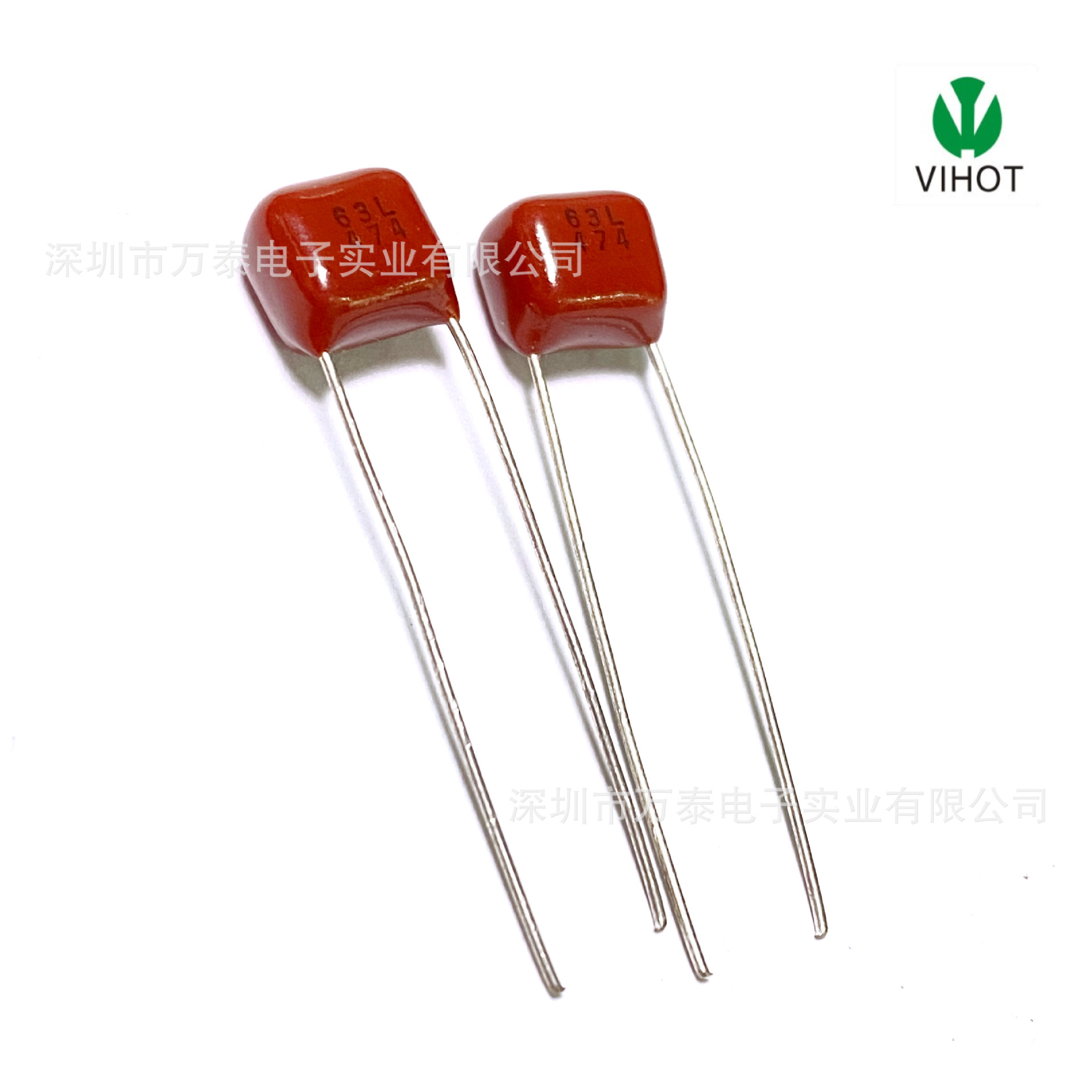 松下 超小型CBB电容 ECQV 50/63/100V474 0.47UF 470NF P=5MM