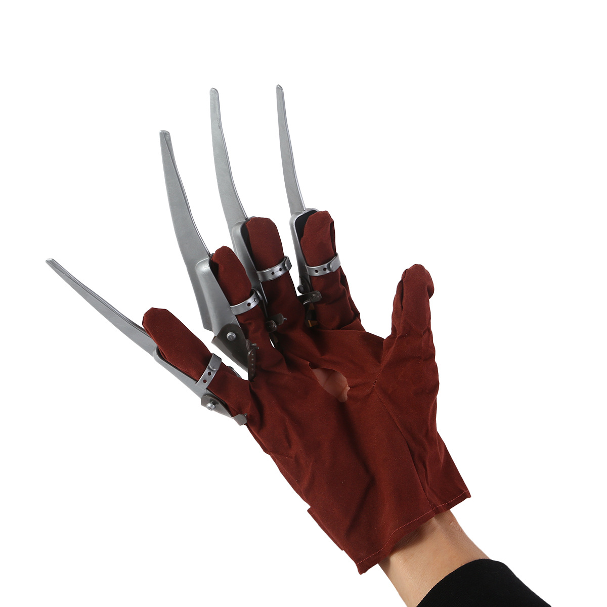 Halloween Wolverine guantes fantasma garra mano guantes mascarada rendimiento traje de los hombres pata rendimiento apoyos
