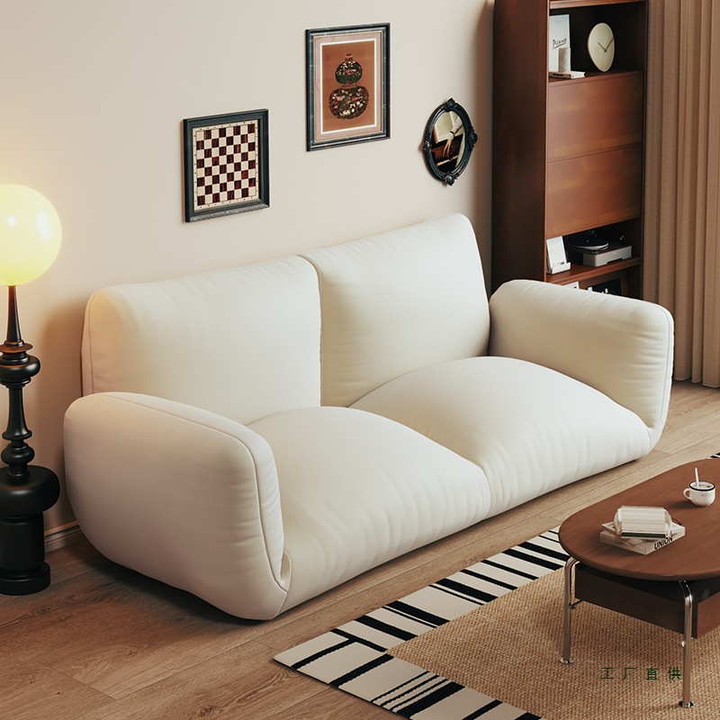 Lazy Sofa That Can Recline and Sleep, Suitable for Bedroom or Balcony, Floor Nest Chair, Tatami Folding Backrest, Double Small Sofa Chair