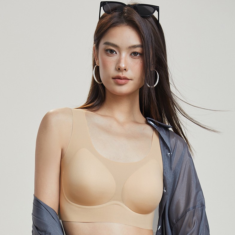 Summer ultra thin wireless bra