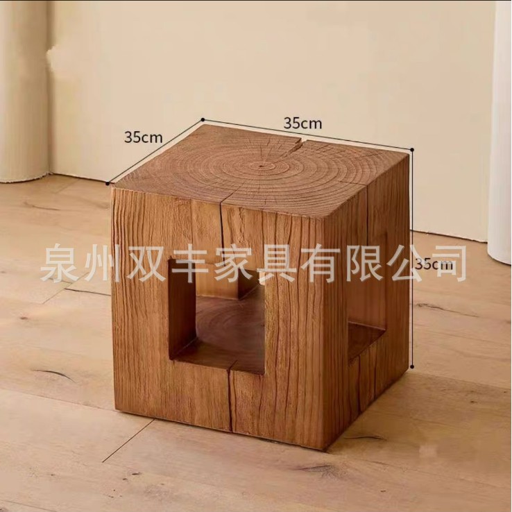 사각 4공 35*35*35cm [깊은 무늬 레트로]
