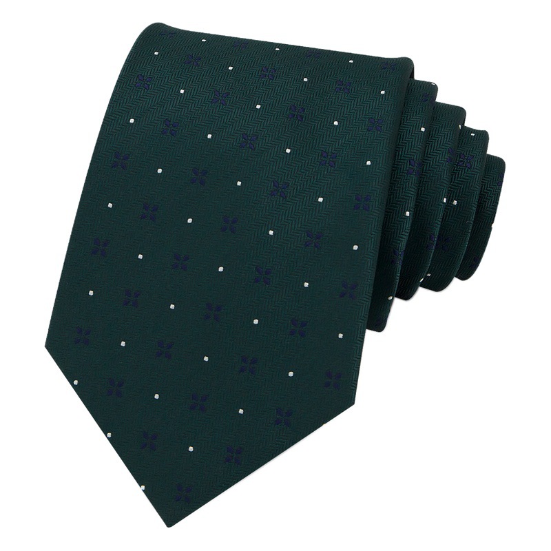 En stock al por mayor corbata de poliéster Jacquard de alta densidad de tela de los hombres de moda casual de negocios formal desgaste Corbata a rayas