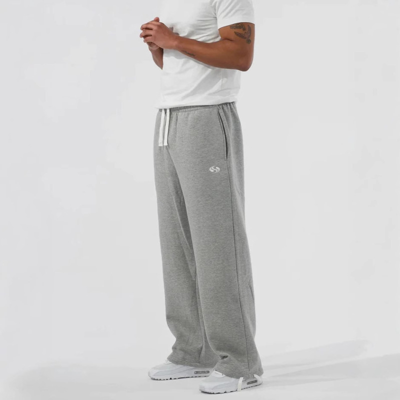 Foreign trade Europe and the United States cross-border embroidery sports casual men's pants 2025 hip-hop Joker loose fashion pants Amazon