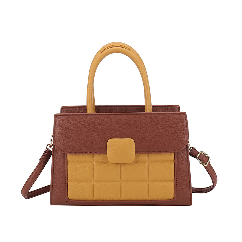 Bolso de color en contraste 2024 moda transfronteriza nuevo bolso de un solo hombro bolso de mensajero Lingge bolso de dama ladies bags