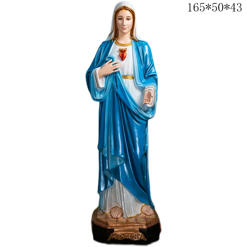 EXPRESSIÓN DEL POS 160cm Ornamento de la Virgen de José una estatua de la familia decora la sala de estar de la figura principal