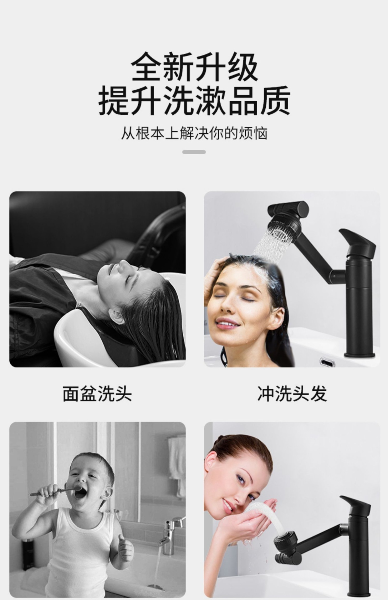 Black stainless steel washbasin, hot and cold water faucet, hotel bathroom washbasin, bathroom cabinet, square waterfall faucet undefined