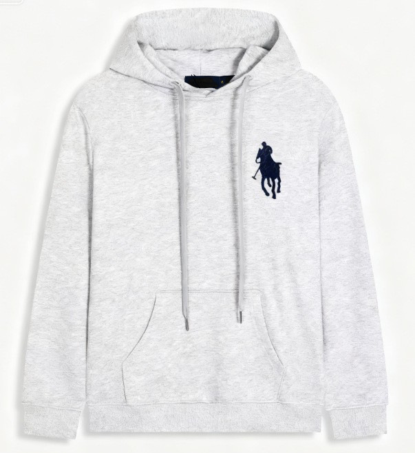 Malaysian label pullover style gray black label