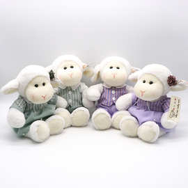 厂家直供生产儿童毛绒公仔玩具 情侣贝尔羊玩偶 生日礼物娃娃定制
