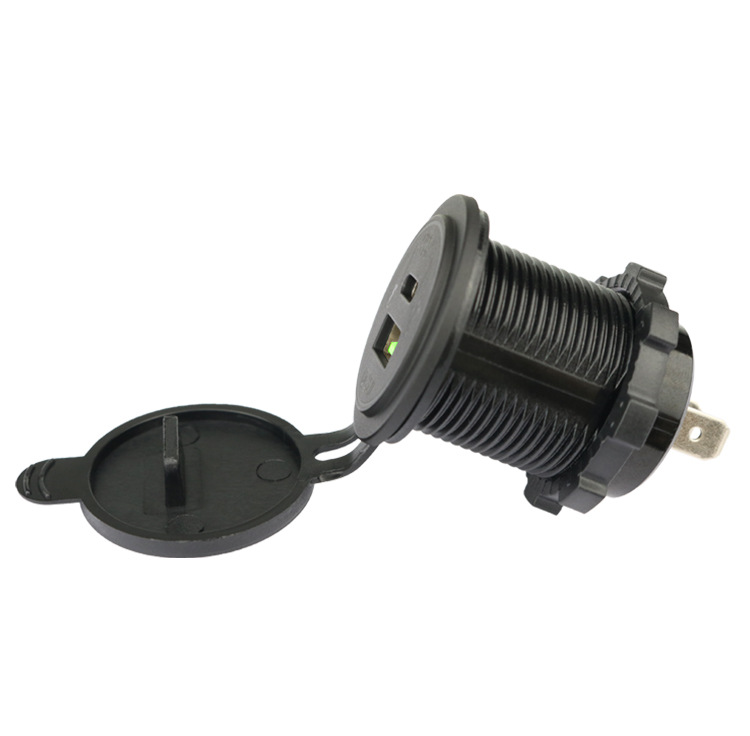 TYPE-C+QC3.0 Fast Car Charger High Current