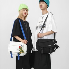 2025男士斜挎包日系风工装邮差包休闲ins大容量男包潮牌包单肩包