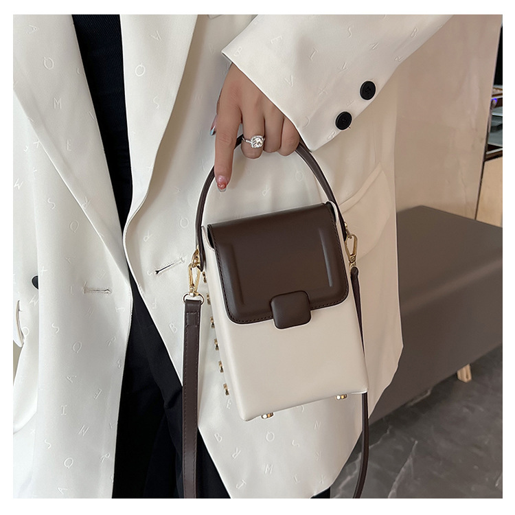 Borsa a tracolla donna quadrata alla moda elegante e versatile_voghion.com