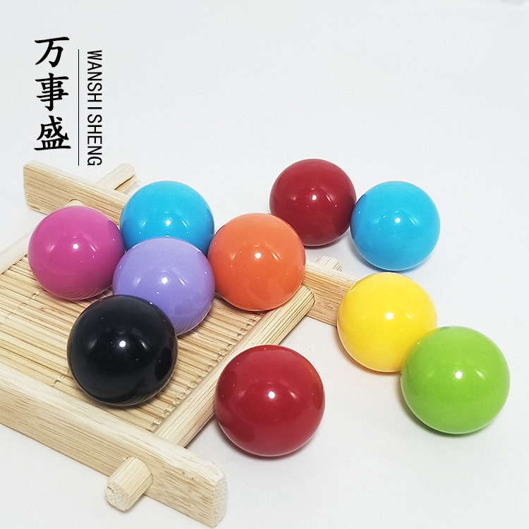 Acrylic plastic round beads
