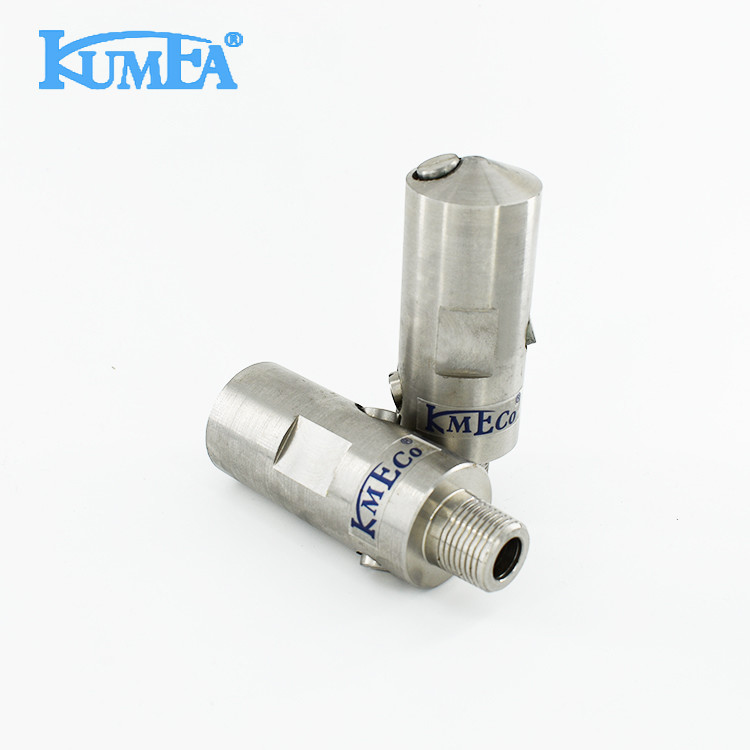 304不锈钢旋转喷嘴清洗清洁喷头器360度自动旋转扇形无死角高压