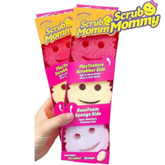 美国ScrubMommy笑脸经典妈咪魔力清洁擦去污擦感温海绵洗碗擦
