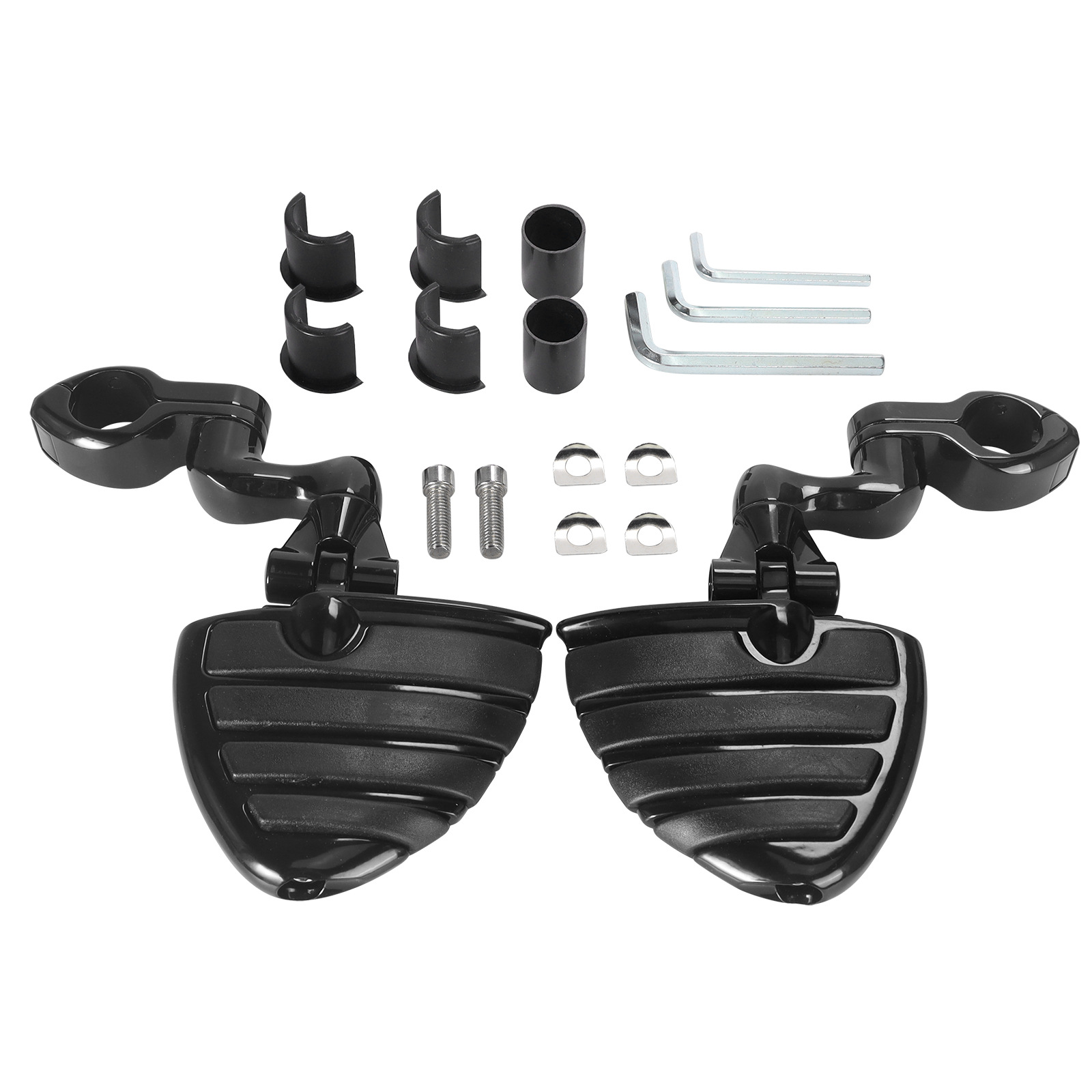Suitable for Harley Road King Street Glide Modified Aluminum Alloy Footrests Motorcycle Modification Parts