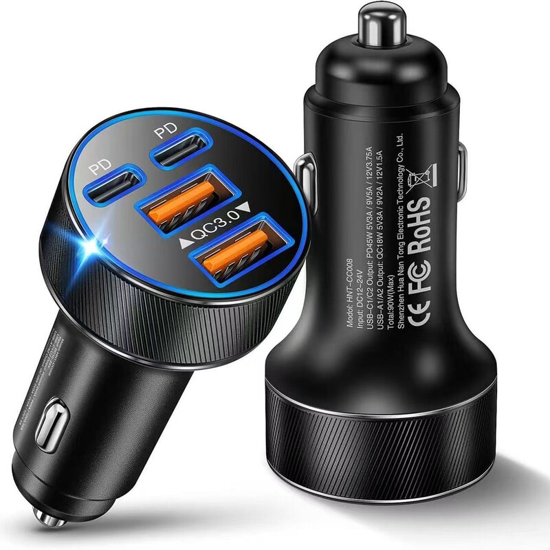 New Car Charger Fast Charging Pd45W Metal Car Charger Multifunctional Super Fast Charging Dual Qc30 Car Charger Manufacturer New Car Charger Fast Charging Pd45W Metal Car Charger Multifunctional Super Fast Charging Dual Qc30 Car Charger Manufacturer