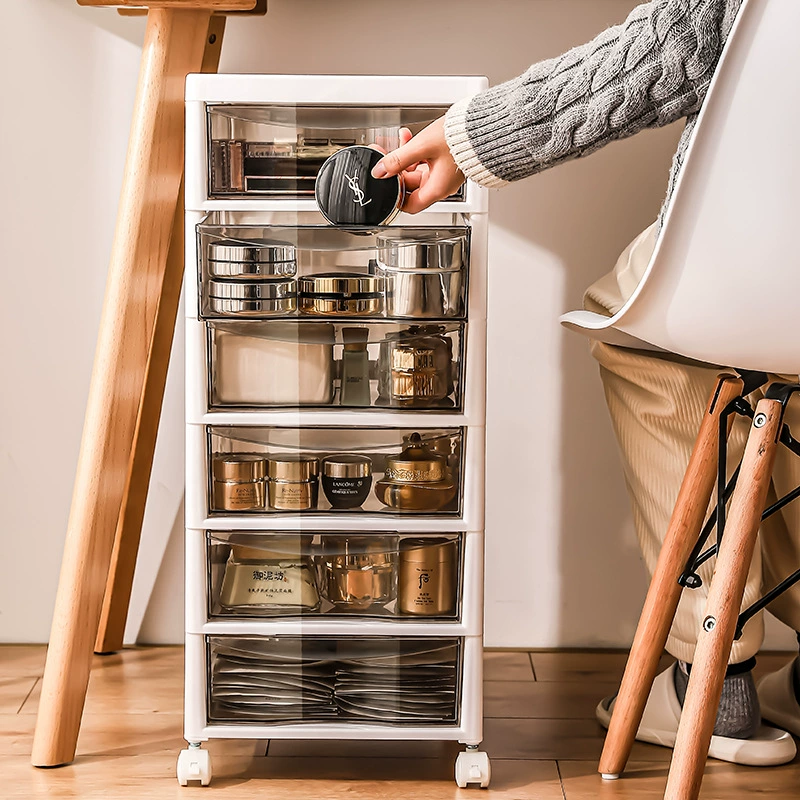 Шкаф для хранения под столом Шкаф для хранения ящика Бытовой офисный стол Многослойная маска для закусок для документов Уход за кожей Косметическая стойка