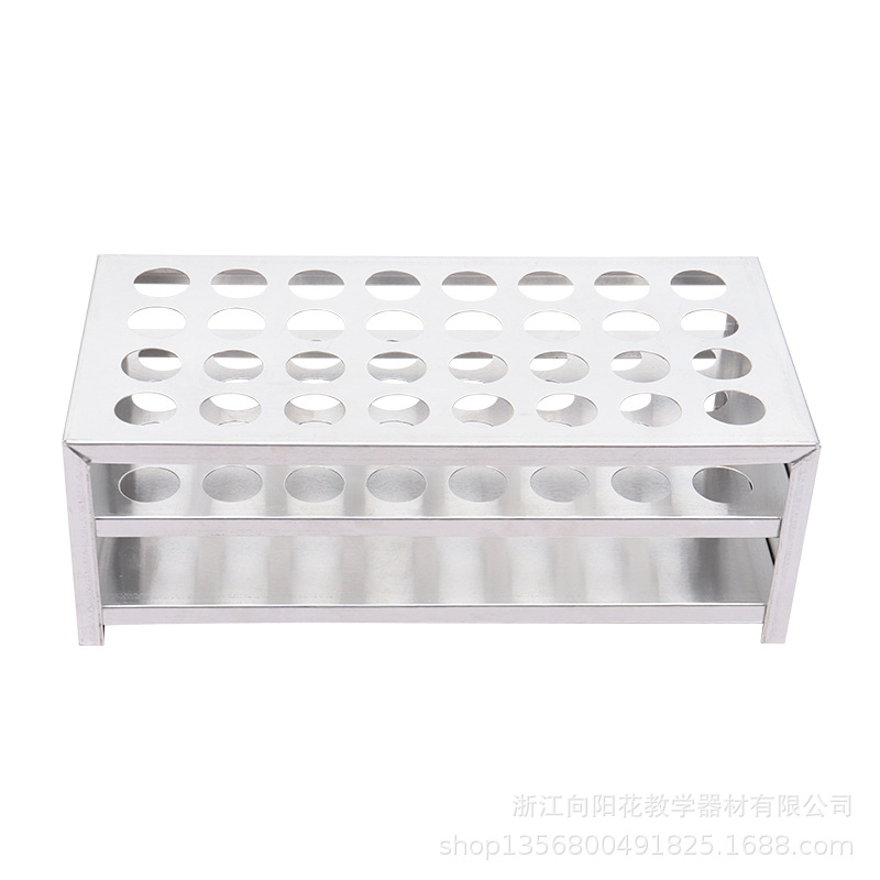 厂家直销03008.试管架 32孔，铝合金 教学仪器物理