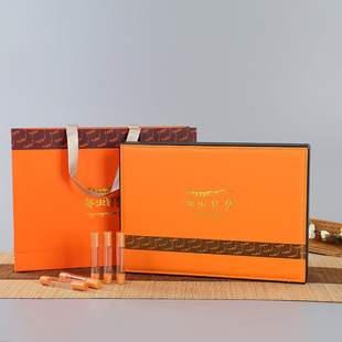 Wholesale High-End Cordyceps Sinensis Packaging Box Empty Box Holiday Gift Sea Cucumber Cordyceps Gift Box Tonic Gift Box