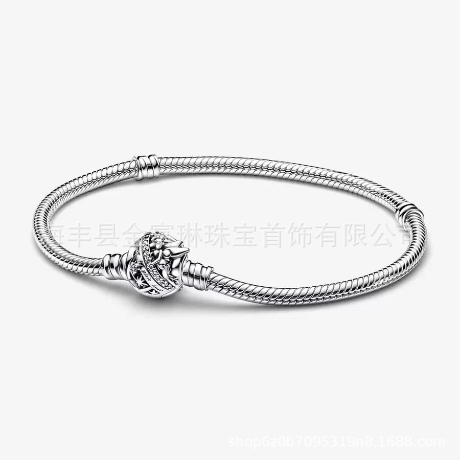 Pandora pulsera fuente fábrica venta al por mayor de alta versión amor clásico Venta caliente DIY serpiente hueso pulsera