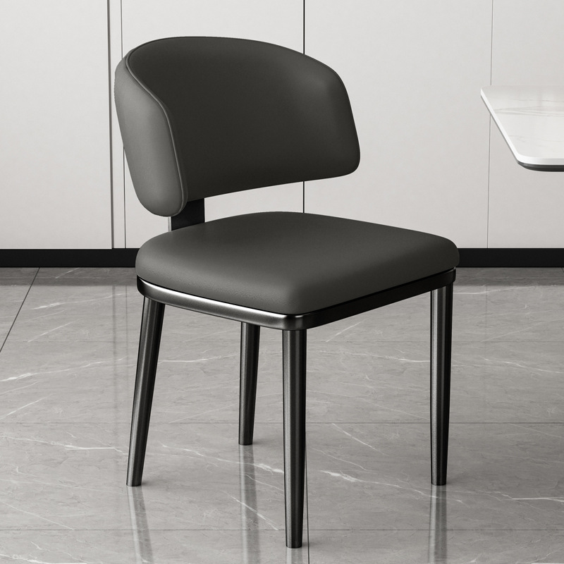 Sillas de comedor minimalistas italianas diseñadas sillas nórdicas modernas sillas de respaldo domésticas de lujo ligero sillas de mesa de comedor de alto nivel