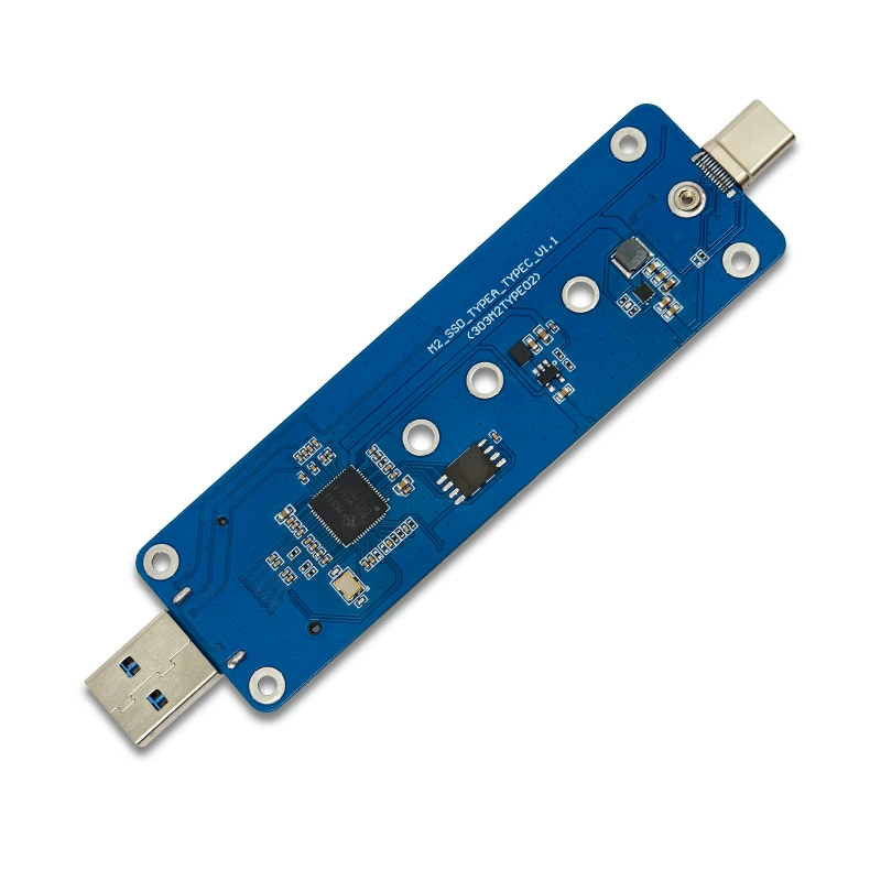 USB3.2 к NVME двойной разъем 插 USB SSD корпус адаптер карта JMS583