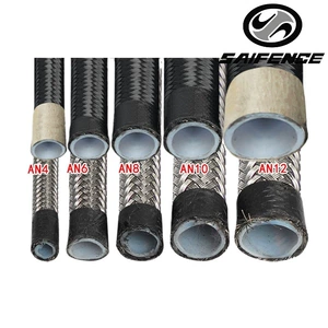 Hidravlik Yağ Şlanqı PTFE Yüksək Temperatur An4-An12 Universal Yanacaq Şlanqı