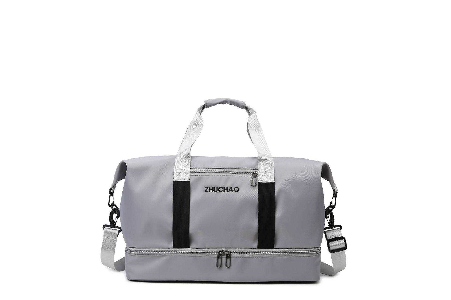 Nueva bolsa de fitness de yoga de separación seca y húmeda de gran capacidad, bolsa de equipaje de almacén de zapatos independiente de viaje multifuncional al por mayor