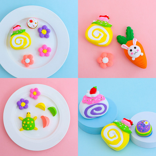 Super Light Clay 500g Large Pack Rubber Clay Modeling Clay Children's Handmade DIY Toy Space Mud Clay 500g Set