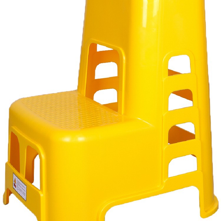 Taburete de lavado de automóviles de dos pasos taburete de escalada de plástico doméstico escalón taburete de pedal taburete de escalera alta y baja